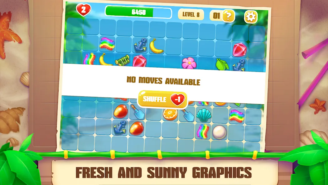Onet Paradise: connect 2 tiles — скриншот 3