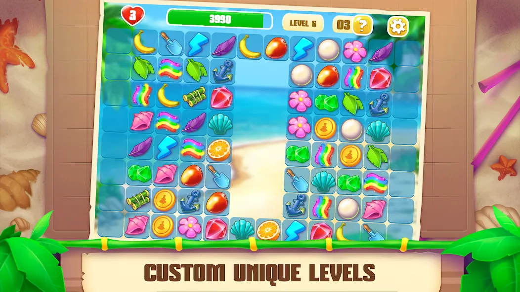 Onet Paradise: connect 2 tiles — скриншот 5
