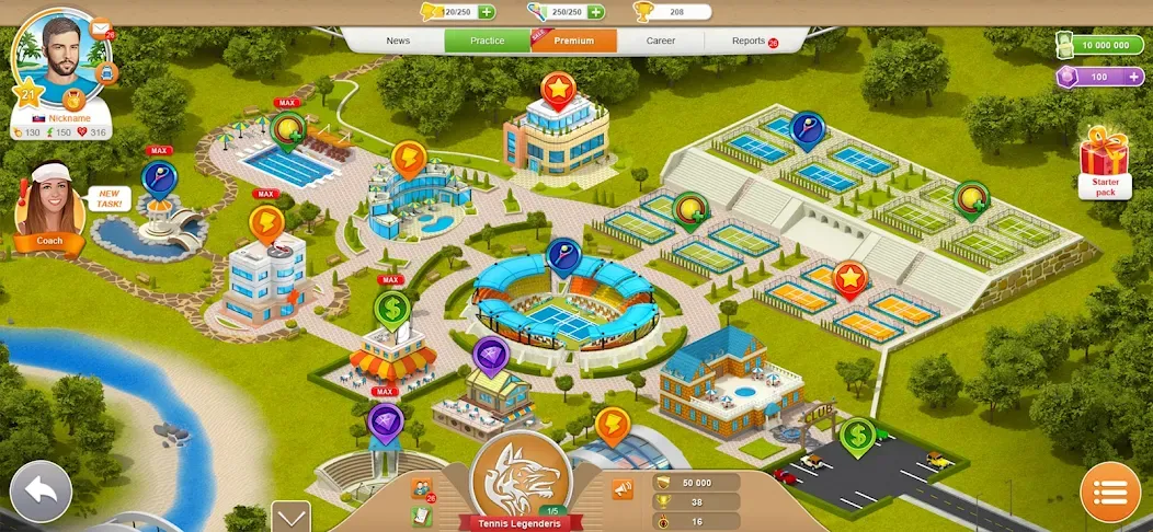 Tennis Mania Mobile — скриншот 5