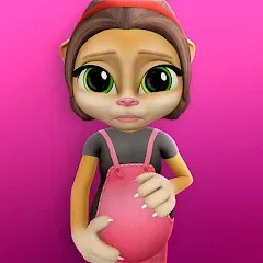 Pregnant Talking Cat Emma — MOD Много денег
