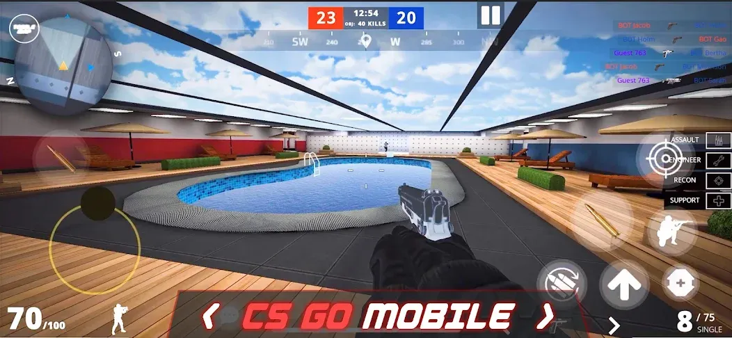 Epic Battle CS:FPS Mobile Game — скриншот 1 Epic Battle CS:FPS Mobile Game — скриншот 1