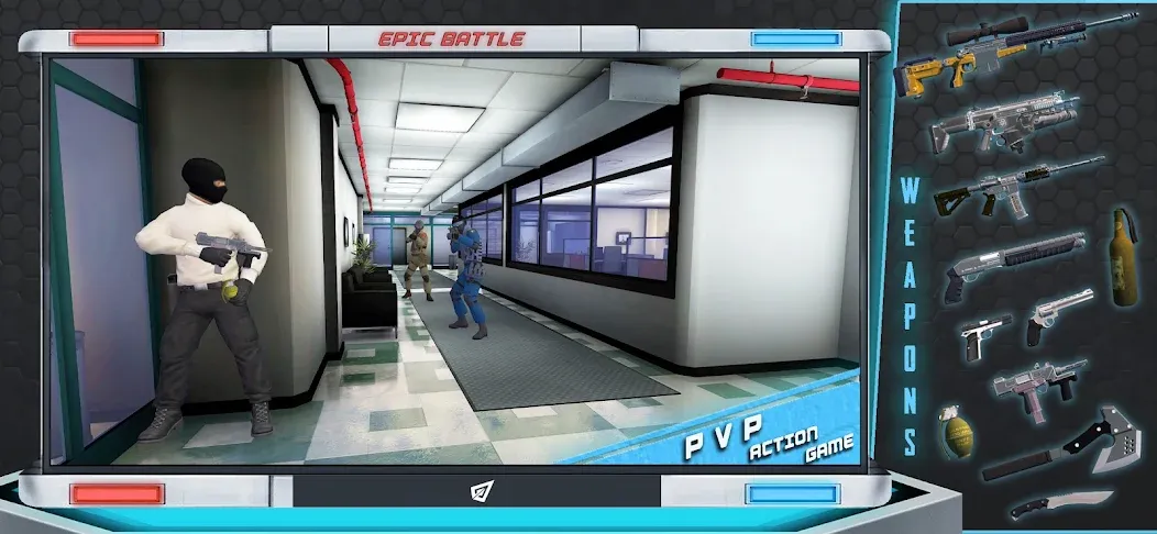 Epic Battle CS:FPS Mobile Game — скриншот 4 Epic Battle CS:FPS Mobile Game — скриншот 4