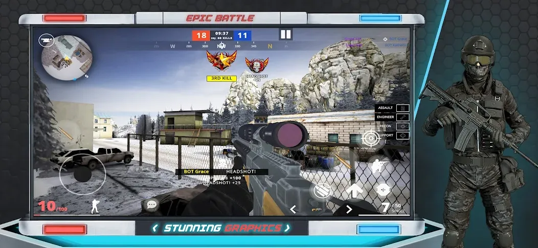 Epic Battle CS:FPS Mobile Game — скриншот 5