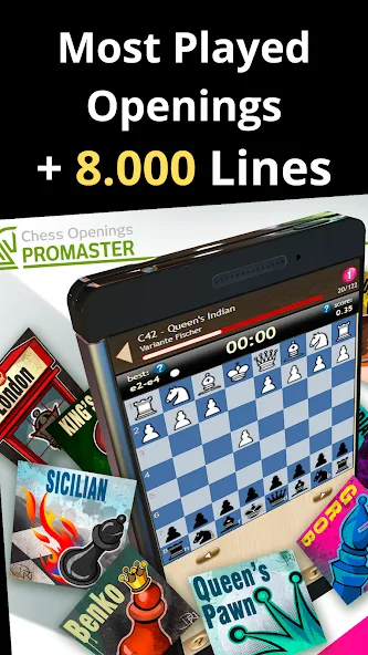 Chess Openings Promaster — скриншот 4 Chess Openings Promaster — скриншот 4