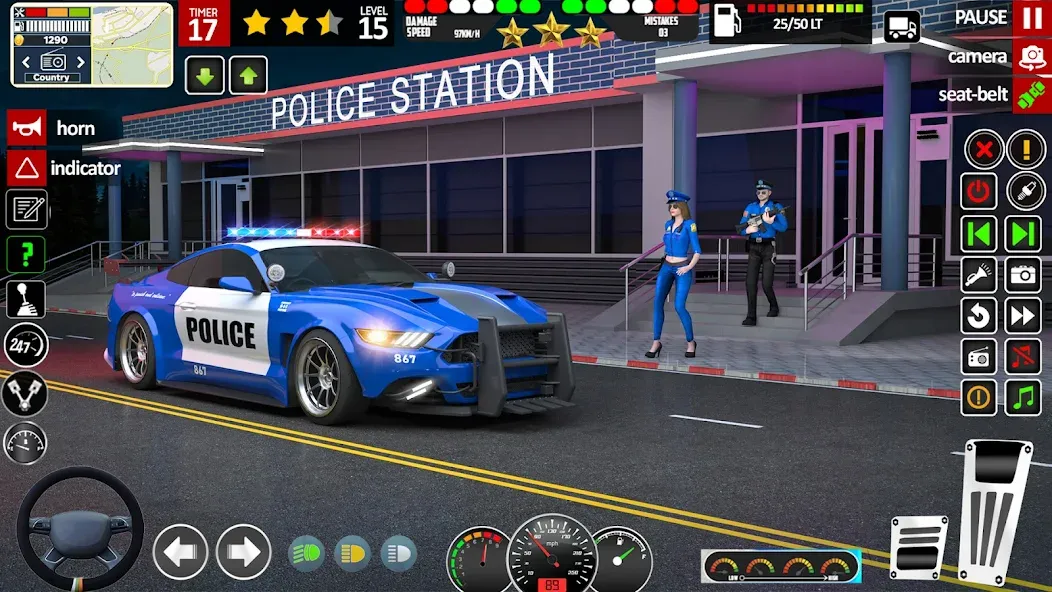 City Police Car Driving Games — скриншот 1 City Police Car Driving Games — скриншот 1