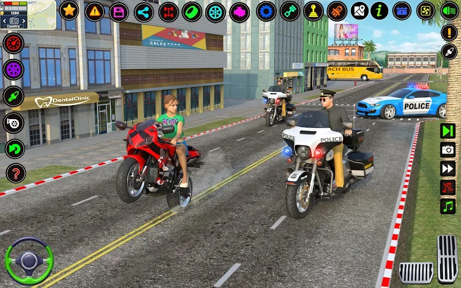 City Police Car Driving Games — скриншот 3 City Police Car Driving Games — скриншот 3
