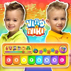 Скачать Vlad and Niki: Kids Piano — MOD на Андроид — Все песни разблокированы