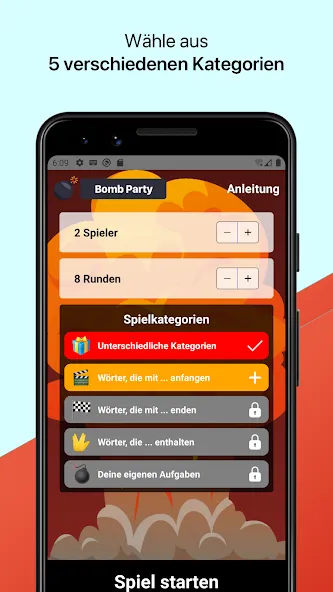 Bomb Party: Das Bombenspiel! — скриншот 1 Bomb Party: Das Bombenspiel! — скриншот 1