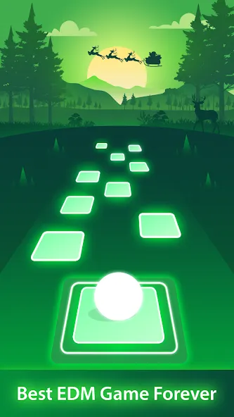 Magic Ball Tiles Hop Music Run — скриншот 1