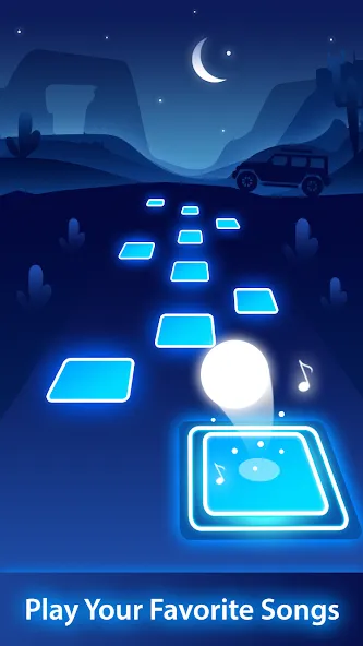 Magic Ball Tiles Hop Music Run — скриншот 2