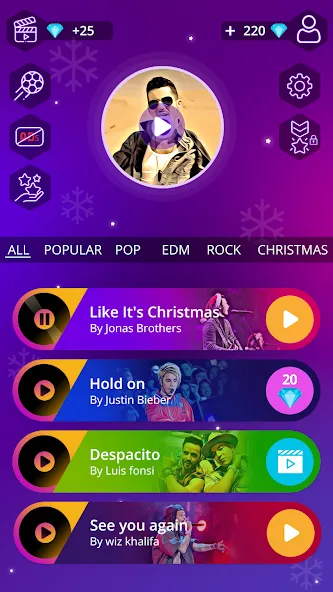 Magic Ball Tiles Hop Music Run — скриншот 4