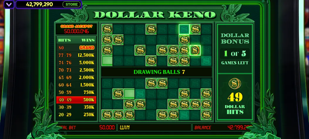 Vegas Keno — скриншот 3 Vegas Keno — скриншот 3