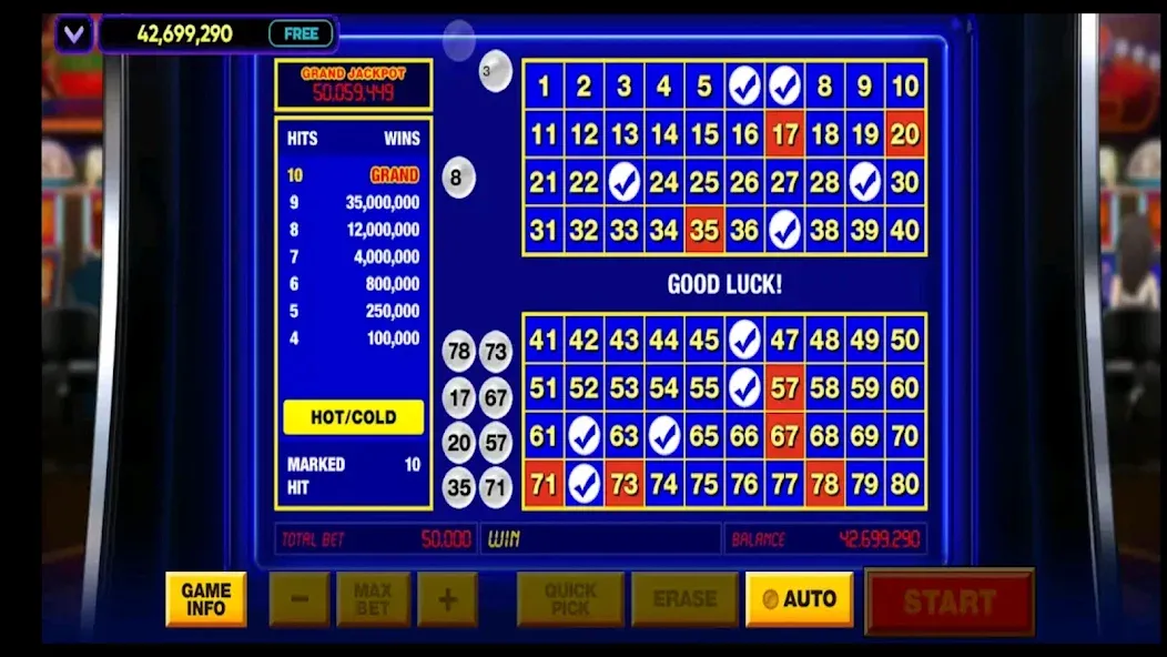 Vegas Keno — скриншот 5