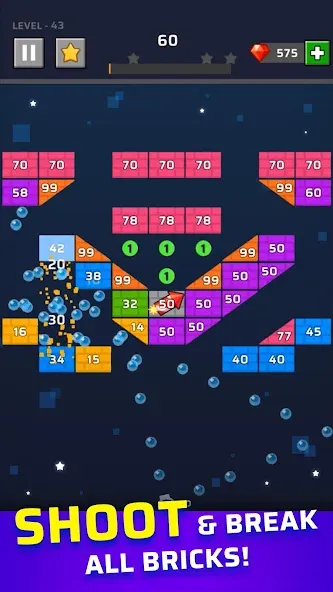 Brick Out - Shoot the ball — скриншот 1 Brick Out - Shoot the ball — скриншот 1