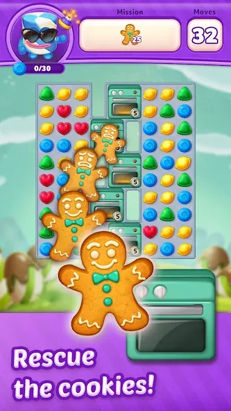 Lollipop Sweet Heroes Match3 — скриншот 2 Lollipop Sweet Heroes Match3 — скриншот 2