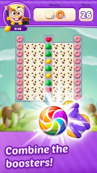 Lollipop Sweet Heroes Match3 — скриншот 3 Lollipop Sweet Heroes Match3 — скриншот 3