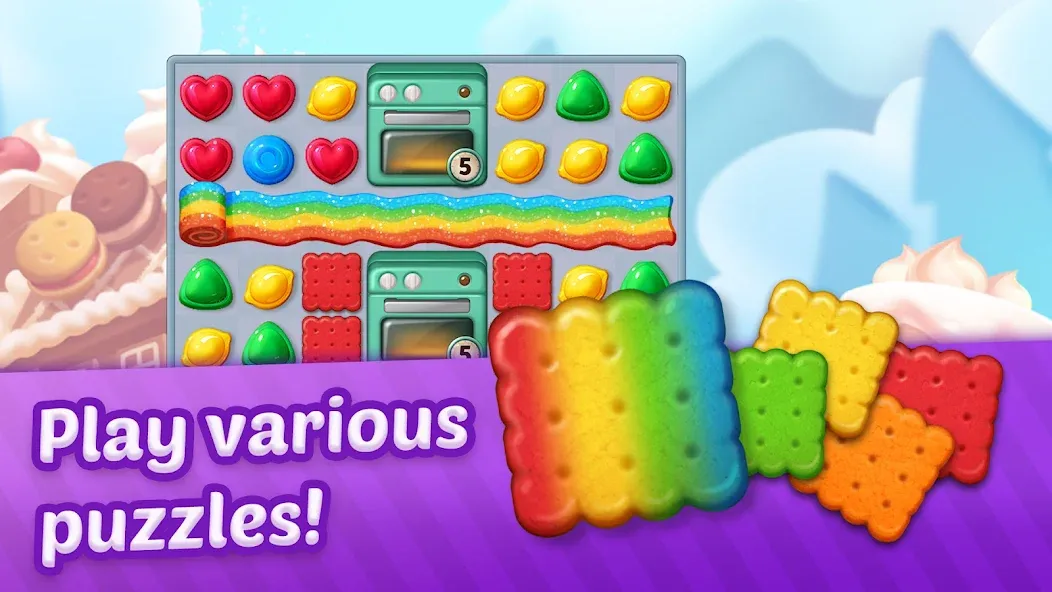 Lollipop Sweet Heroes Match3 — скриншот 5