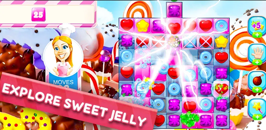 Jelly Kingdom Crush - Match 3 — скриншот 3
