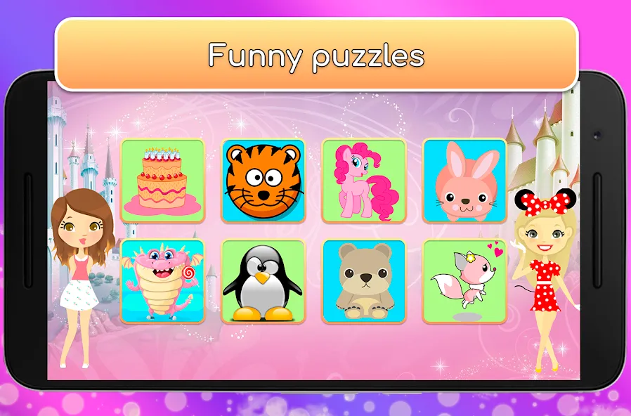 Kids Games for Girls. Puzzles — скриншот 2