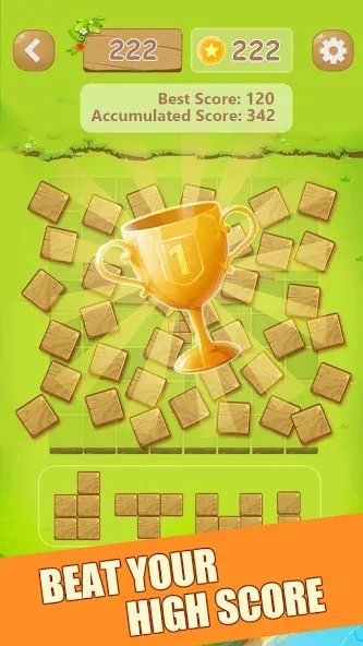 Puzzle Green Blocks — скриншот 1 Puzzle Green Blocks — скриншот 1