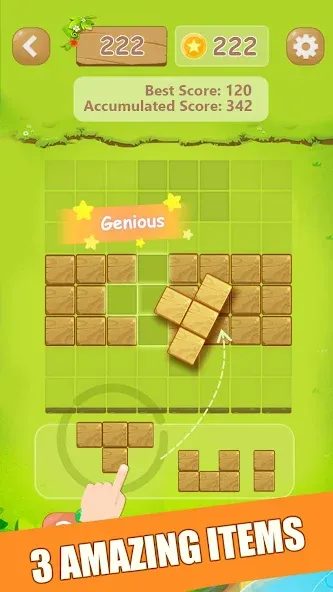 Puzzle Green Blocks — скриншот 3 Puzzle Green Blocks — скриншот 3