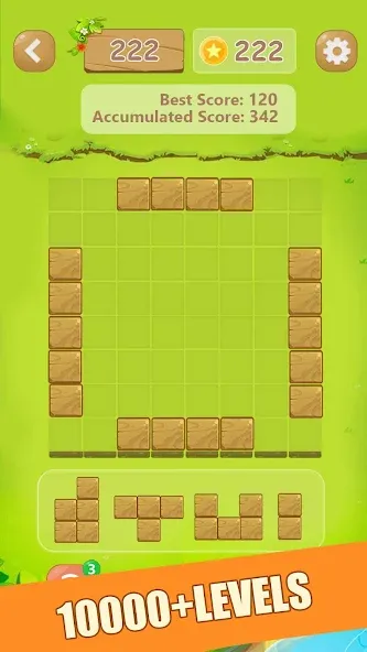 Puzzle Green Blocks — скриншот 5