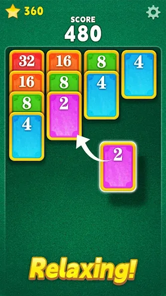 Merge Card Puzzle — скриншот 1