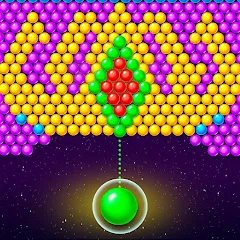 Скачать взломанную Bubble Shooter Magic Forest — Много денег и жизней