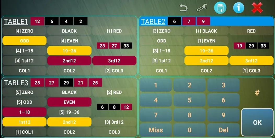 Roulette Counter Multi Tables — скриншот 3 Roulette Counter Multi Tables — скриншот 3