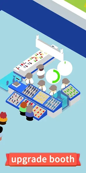 Idle Seafood Market -Tycoon — скриншот 2 Idle Seafood Market -Tycoon — скриншот 2