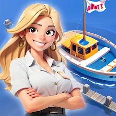 Скачать Idle Seafood Market -Tycoon — версия Много денег