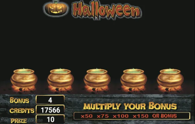Slot Machine Halloween Lite — скриншот 3 Slot Machine Halloween Lite — скриншот 3