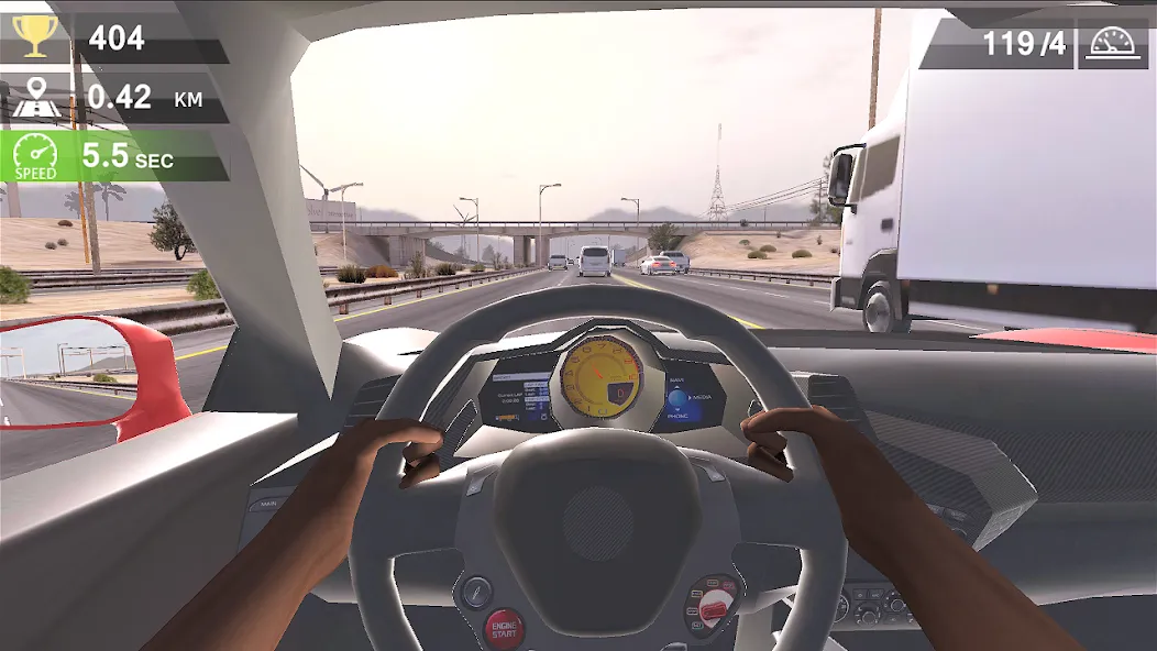 Racing Traffic Car Speed — скриншот 1