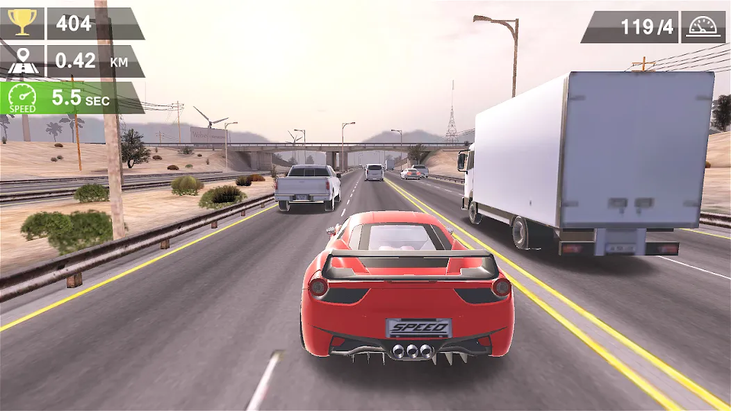 Racing Traffic Car Speed — скриншот 3
