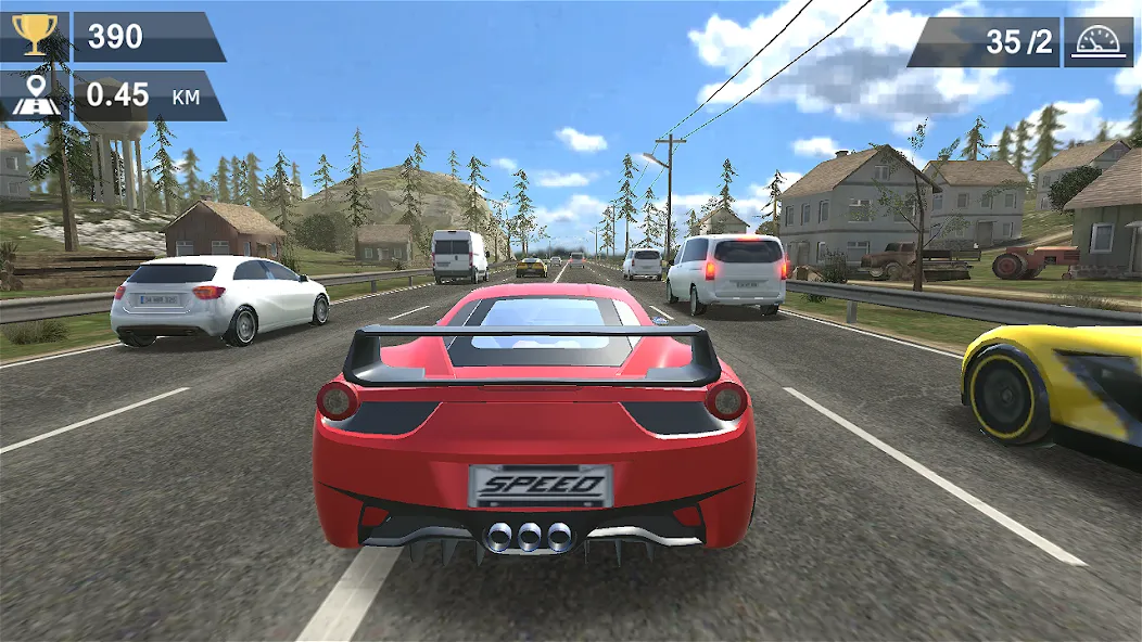 Racing Traffic Car Speed — скриншот 5