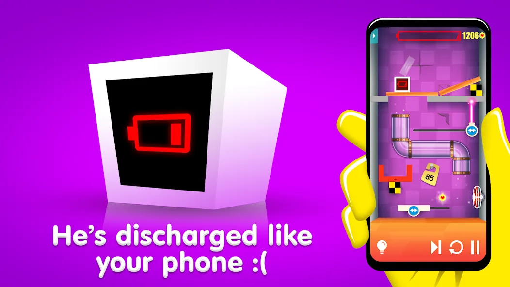 Heart Box: physics puzzle game — скриншот 2