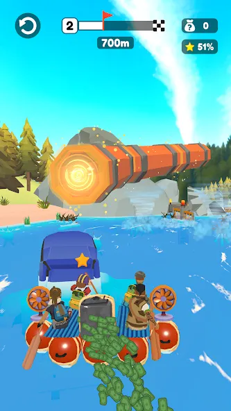Raft Racing — скриншот 1