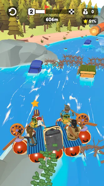 Raft Racing — скриншот 2