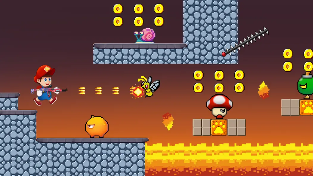 Super Mano : Adventure Jump — скриншот 1