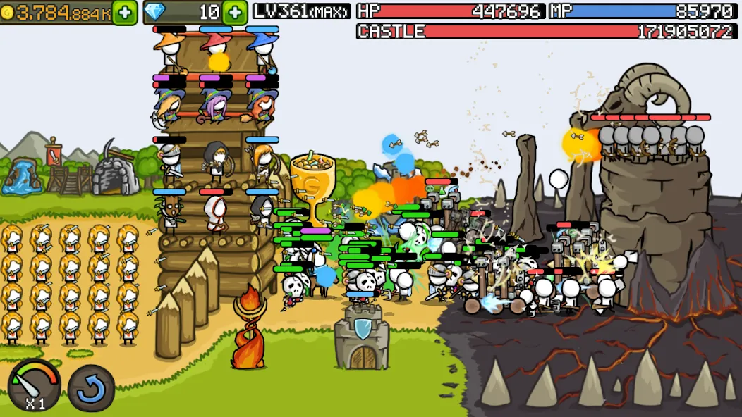 Grow Castle - Tower Defense — скриншот 1
