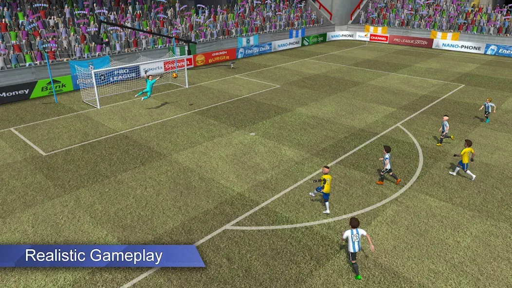 Pro League Soccer — скриншот 2