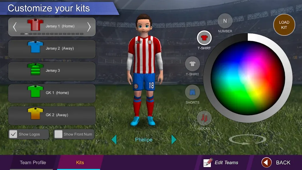 Pro League Soccer — скриншот 3