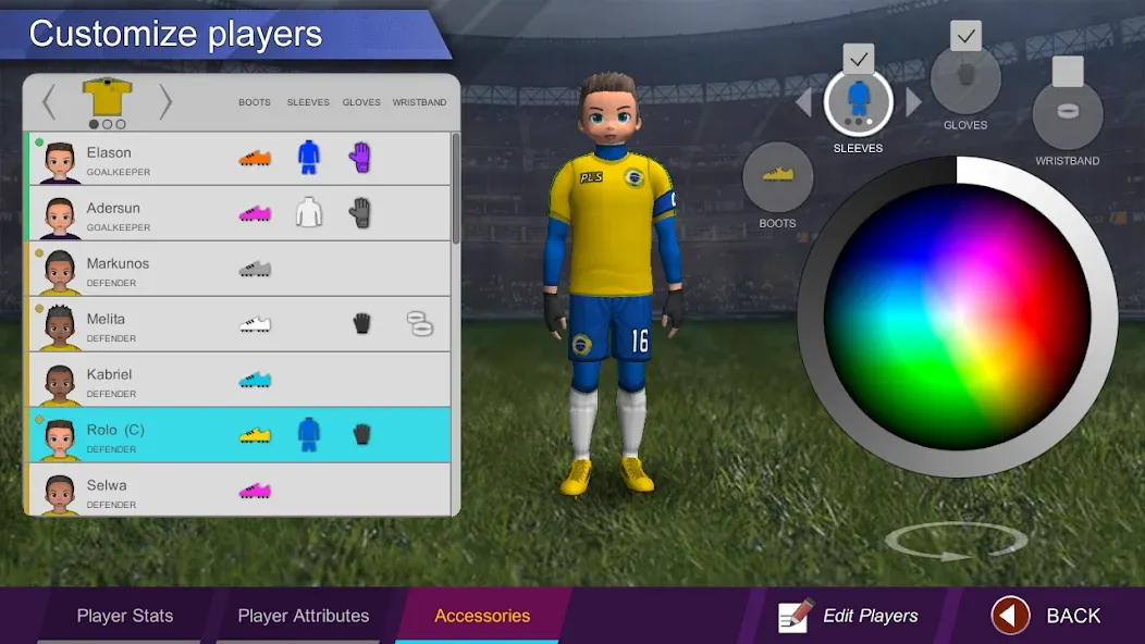 Pro League Soccer — скриншот 4