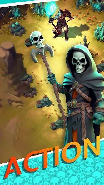 Necromancer Hero: Skeletons 3D — скриншот 1