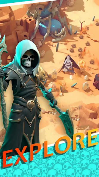 Necromancer Hero: Skeletons 3D — скриншот 3