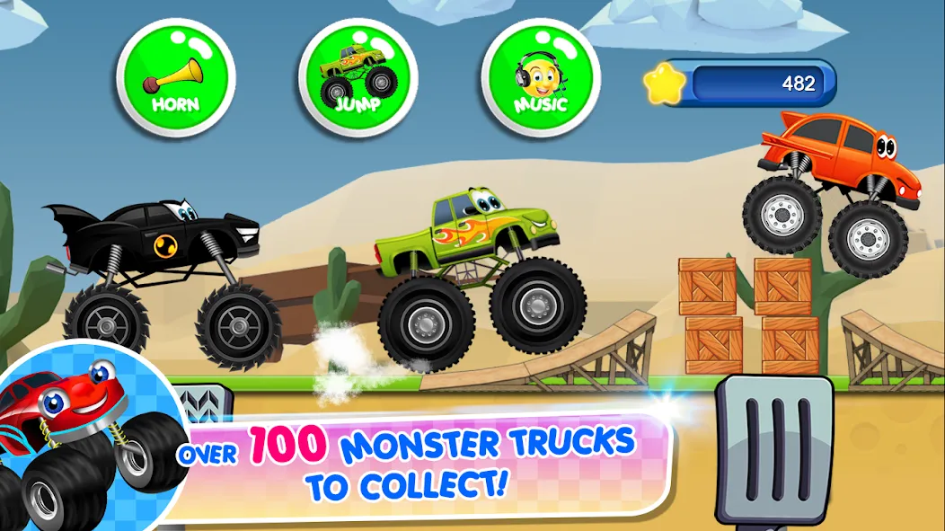 Monster Trucks Game for Kids 2 — скриншот 2