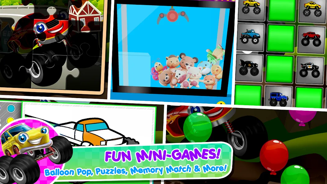 Monster Trucks Game for Kids 2 — скриншот 3