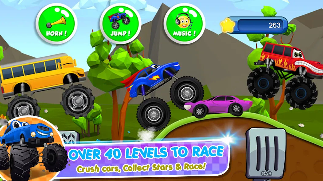 Monster Trucks Game for Kids 2 — скриншот 4