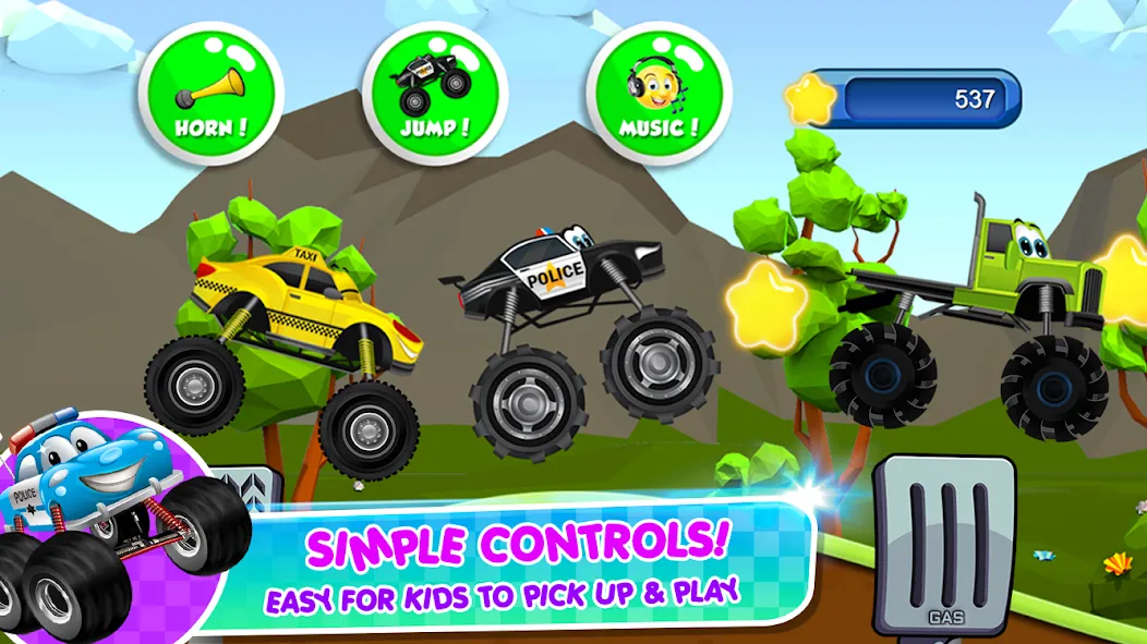 Monster Trucks Game for Kids 2 — скриншот 5