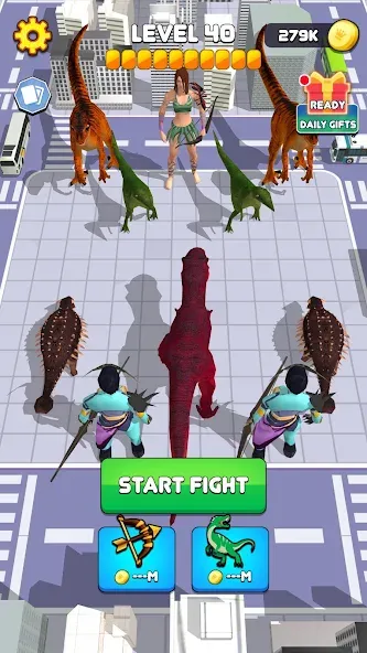 Dinosaur Monster Fight Battle — скриншот 2
